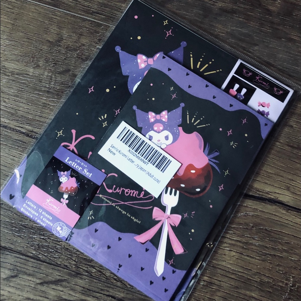 KUROMI-Imported (NWT) Letter/Envelope Set